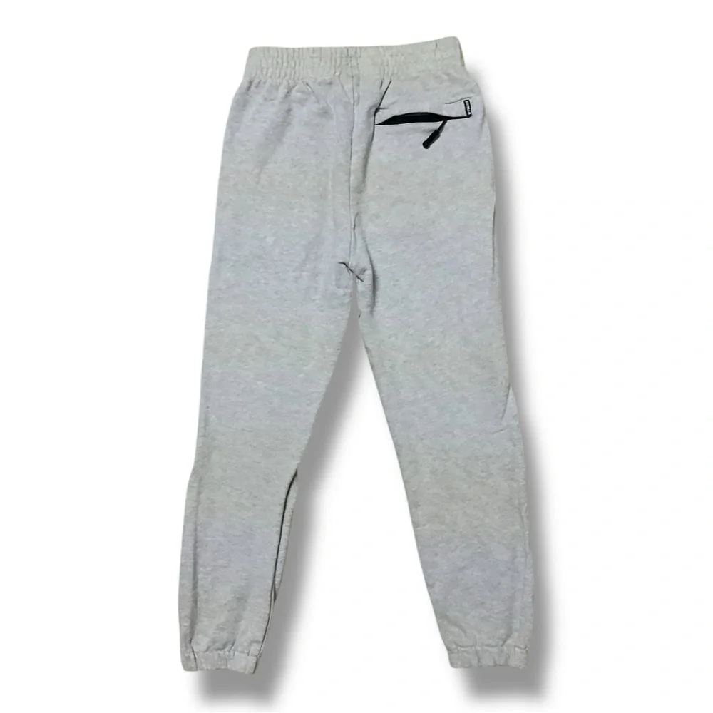 🔥 Ice Cream Kids Jogger Sweatpants 👟 Size 7/8 Gray w/ Multicolor Dog Logo‎